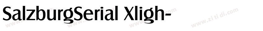 SalzburgSerial Xligh字体转换 SalzburgSerial Xligh字体转换